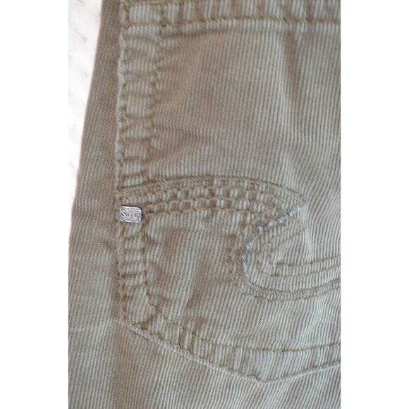 Silver Jeans Grayson Heritage Men's 38x32 Tan Corduroy Pants Preppy Straight Y2K - Picture 14 of 16